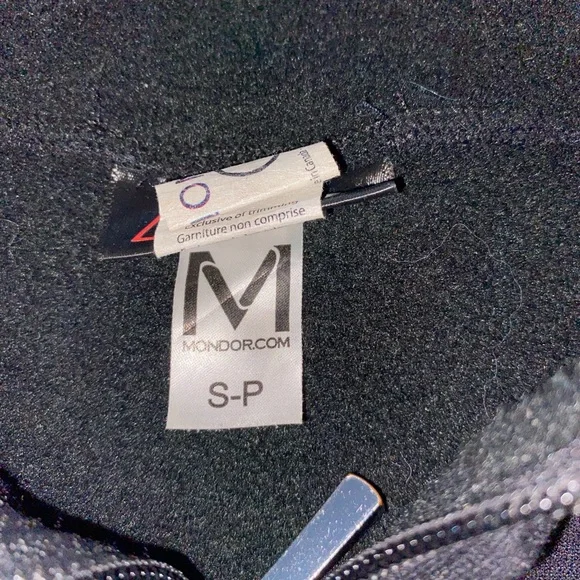 Excellent Condition Mondor Polartec Black Figure Skating Jacket Size S